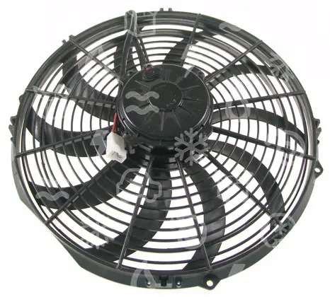 ventilátor univerzální sací průměr 350 mm, 12 V, 10 lopatek